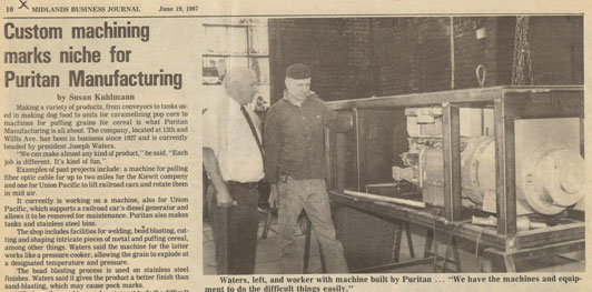 Puritan Manufacturing, Inc. Article