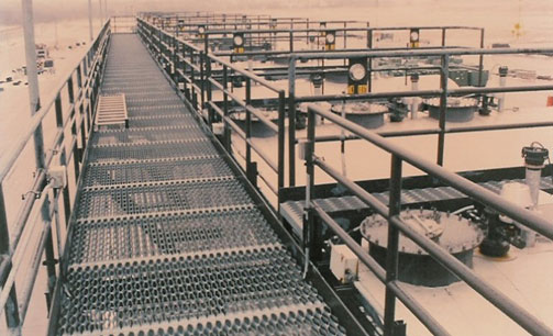 Puritan Manufacturing, Inc. structural steel walkways and platforms.